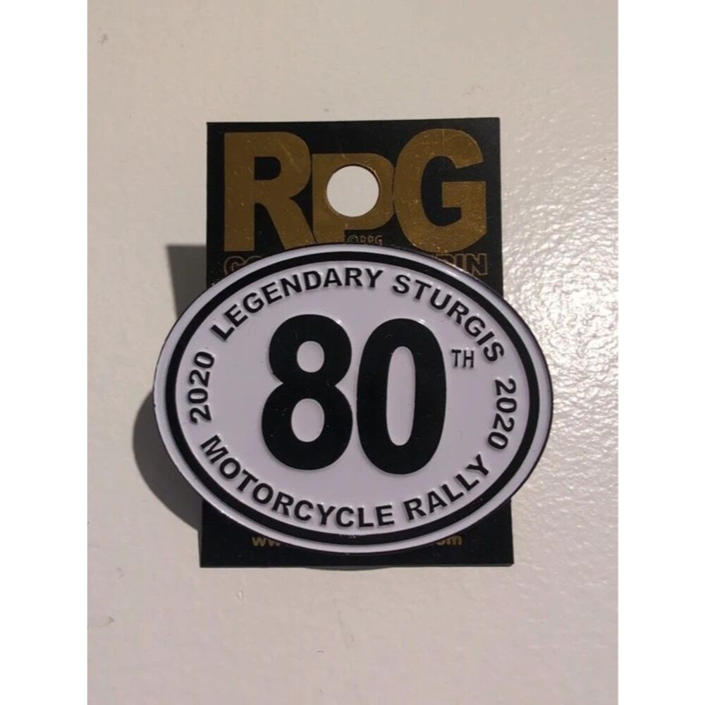 Legendary Sturgis 2020 Motorcycle Rally Collectors Pin By RPG 80th Anniversary